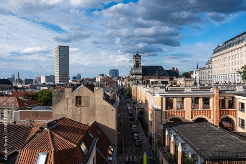 Brüssel, Blick auf Rue de Minimes