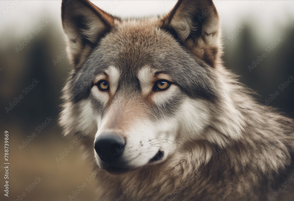 Fototapeta premium Wolf portrait