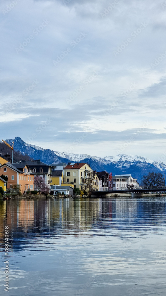 Fototapeta premium mountains and reservoirs, nature, recreation