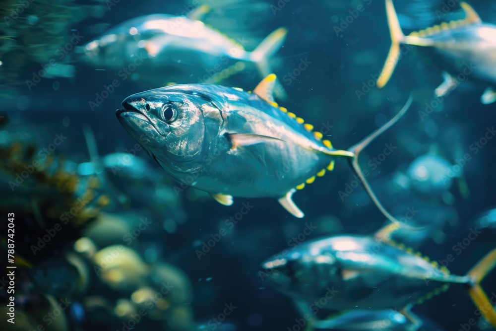 Fototapeta premium Celebrating World Tuna Day with photos.