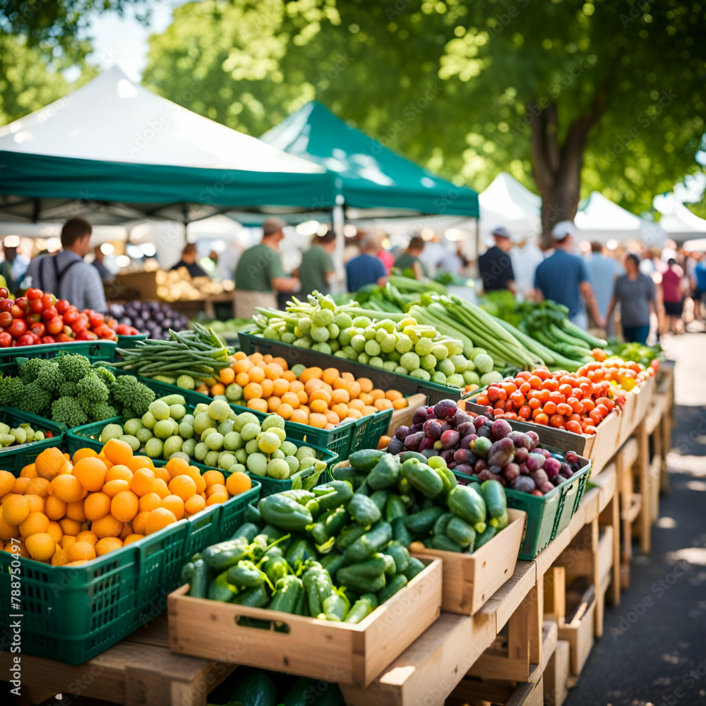 fruit and vegetables at the market fruit and vegetables at the market