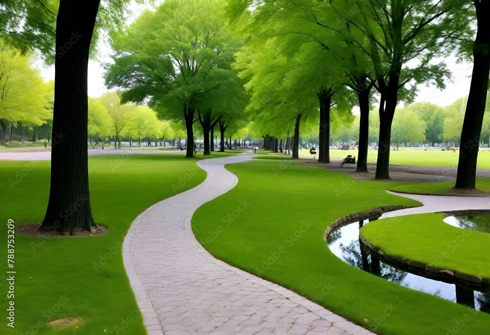 Fototapeta premium path in the park
