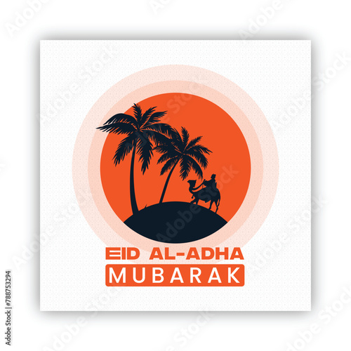 Eid Al-Adha Social Media Post Design (ID: 788753294)
