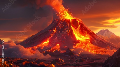 Molten Fury: Witnessing the Unstoppable Force of Super Lava