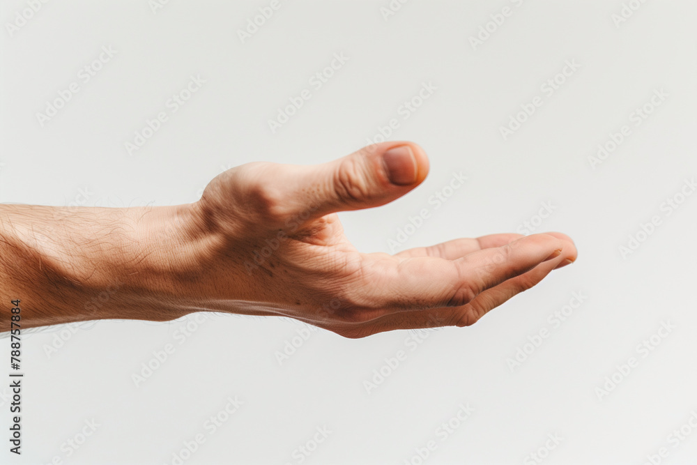 close-up photo of supportive hand reaching out, symbolizing support service, against a clean white background, conveying assistance and reliability. close-up photo of supportive hand reaching out, symbolizing support service, against a clean white background, conveying assistance and reliability.