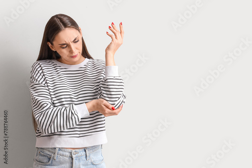 Young woman suffering from ...