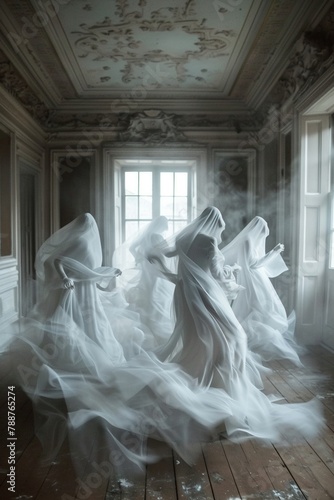 Lovable specters wielding supernatural forces to choreograph a ghostly dance
