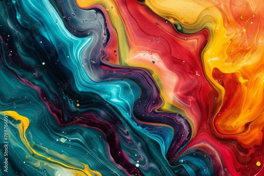 Kaleidoscopic dreams. Abstract waves of imagination Kaleidoscopic dreams. Abstract waves of imagination