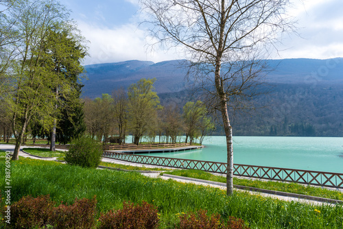 Wallpaper Mural View of Lake Barcis in the province of Pordenone, Friuli Venezia Giulia. Italy Torontodigital.ca