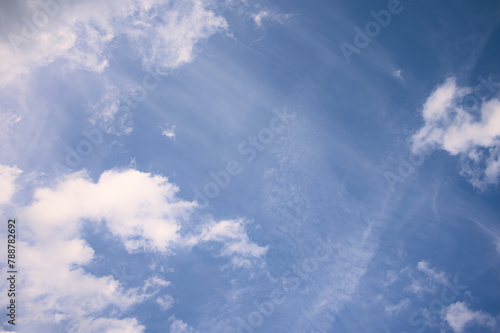 blue sky with clouds