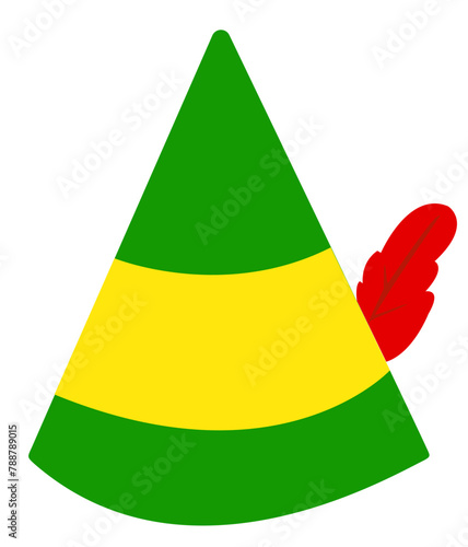 buddy elf in men is a simple clip art vector illustration
