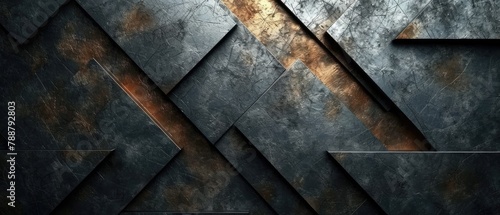 3d metal dirty background for industrial © Nia
