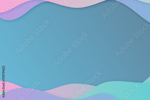 modern background with curves and gradients, minimalist pastel colors