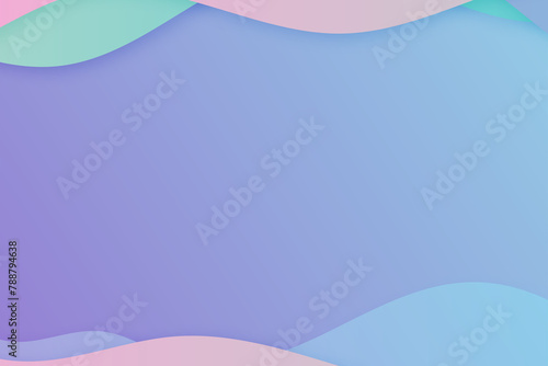 modern background with curves and gradients, minimalist pastel colors