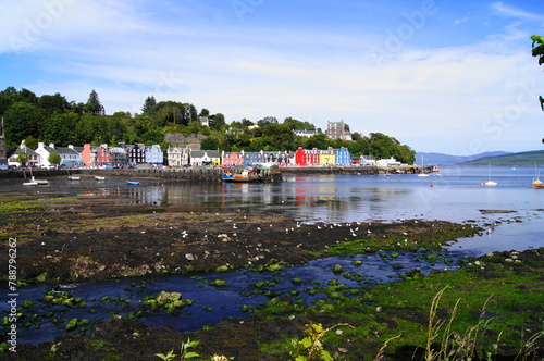 The Seaside Village of Tobermory on Isle of Mull, in the Inner Hebrides, Scotland, UK