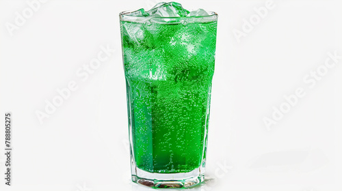 緑色の炭酸飲料