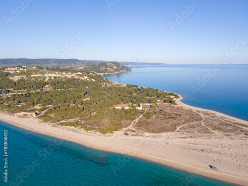 Kassandra coastline near Possidi beach, Chalkidiki, Greece photo