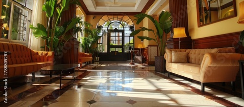 Interior of a hotel