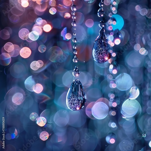 Algorithmic Drizzle: Digital Raindrop Patterns