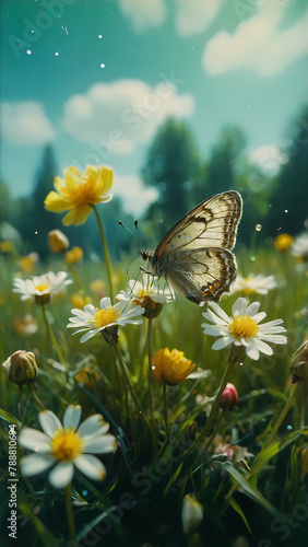 butterfly on a flower © danny