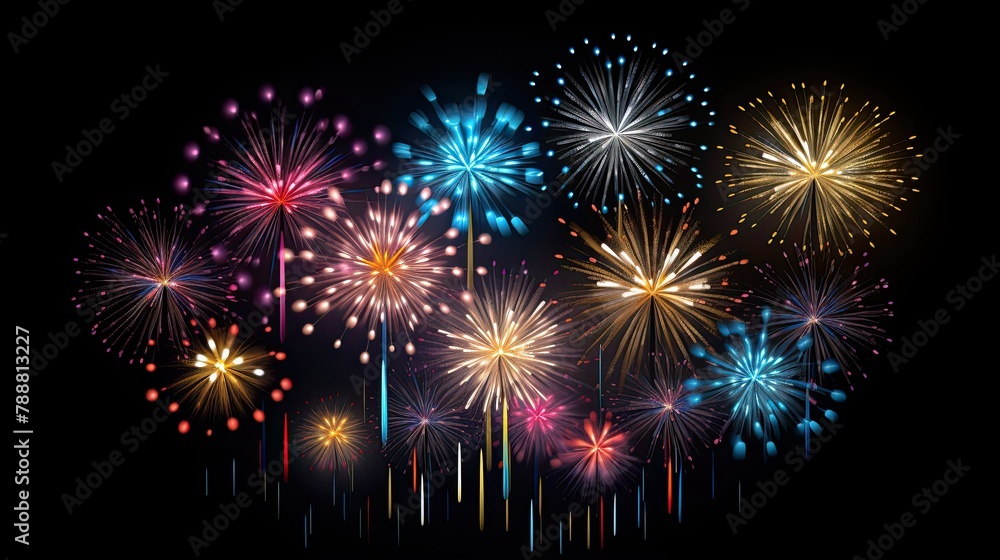 Fireworks light up the night sky in a dazzling display of color and light. The perfect way to celebrate any special occasion. Fireworks light up the night sky in a dazzling display of color and light. The perfect way to celebrate any special occasion.