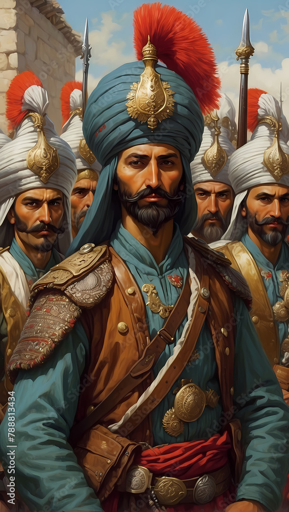 Fototapeta premium Ottoman Janissaries