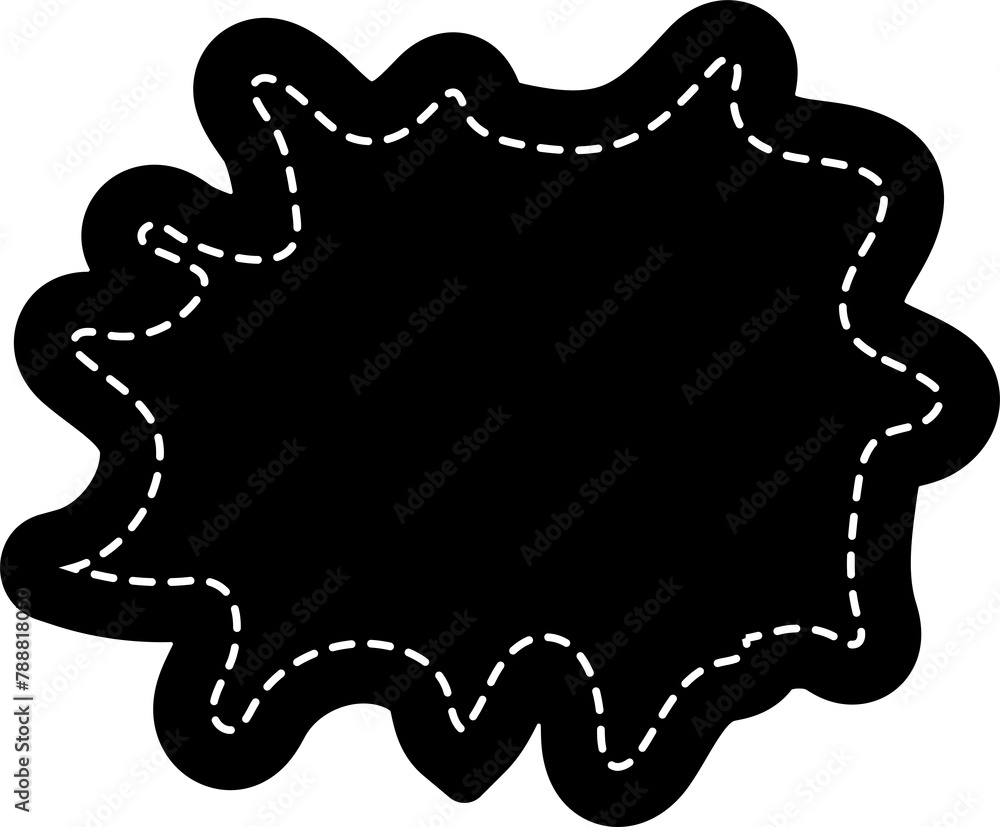 Black speech bubble. Dialog, talk, speech, think, chat Black speech bubble. Dialog, talk, speech, think, chat