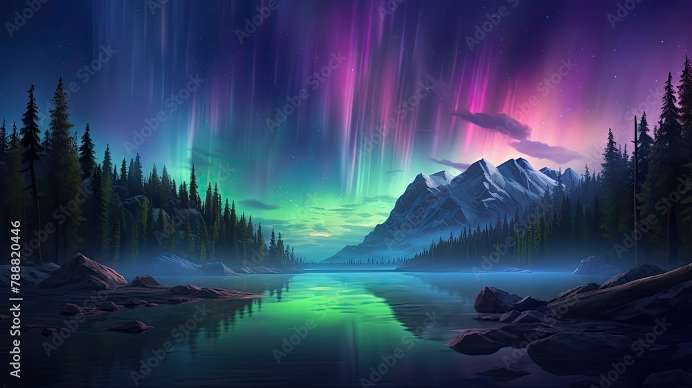 The aurora borealis, also known as the northern lights, is a natural phenomenon that creates a beautiful light display that can be seen in various col The aurora borealis, also known as the northern lights, is a natural phenomenon that creates a beautiful light display that can be seen in various col