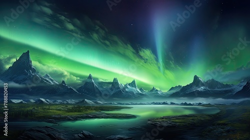 The aurora borealis, also known as the northern lights, is a natural light display in the sky, predominantly seen in high-latitude regions.