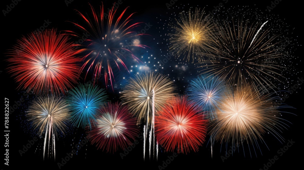 Fireworks light up the night sky in a dazzling display of color and light. The perfect way to celebrate any special occasion. Fireworks light up the night sky in a dazzling display of color and light. The perfect way to celebrate any special occasion.