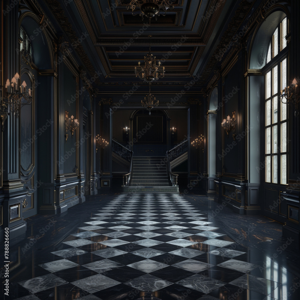 Fototapeta premium hall, architecture, building, house, door, old, interior, arch, stone, italy, spain, city, religion, entrance, patio, corridor, courtyard, palace, window, ancient, luxury, home, garden, tourism, exter