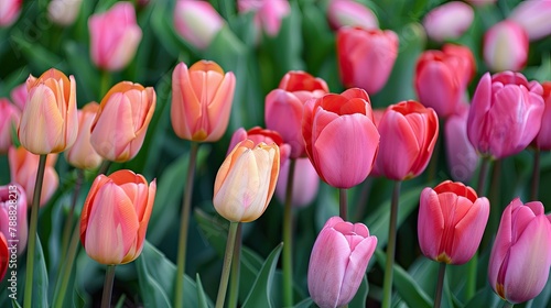 Discover the vibrant beauty of tulips waiting to bloom