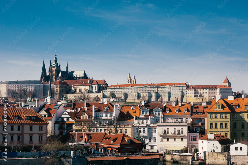 Beautiful shot of the architecture in Prague, the Czech Republic