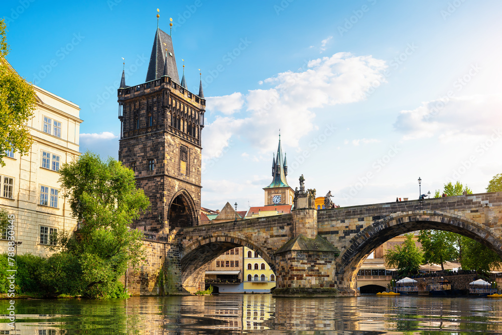 Charles Bridge in Prague - obrazy, fototapety, plakaty 