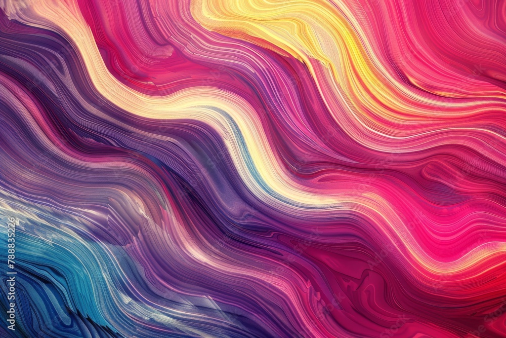 Spectrum sensations. Abstract waves in vibrant motion Spectrum sensations. Abstract waves in vibrant motion