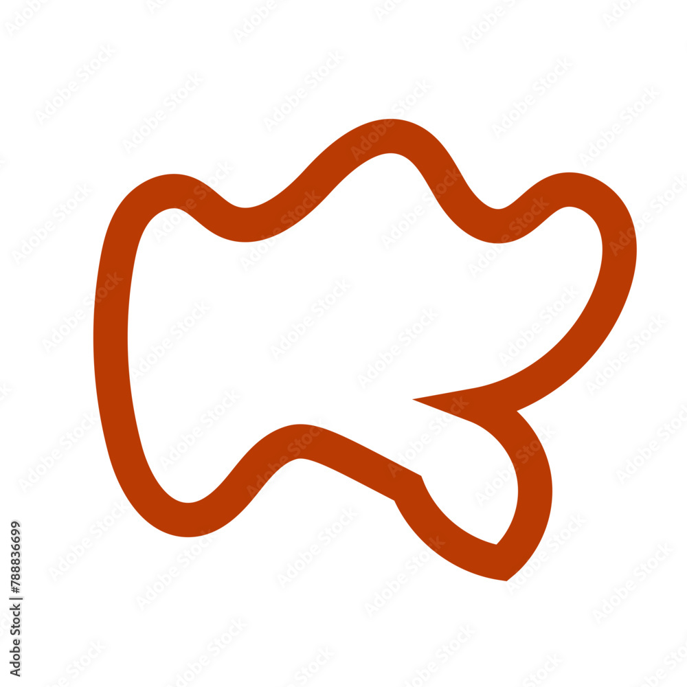Dark red outline abstract shapes vectors Dark red outline abstract shapes vectors