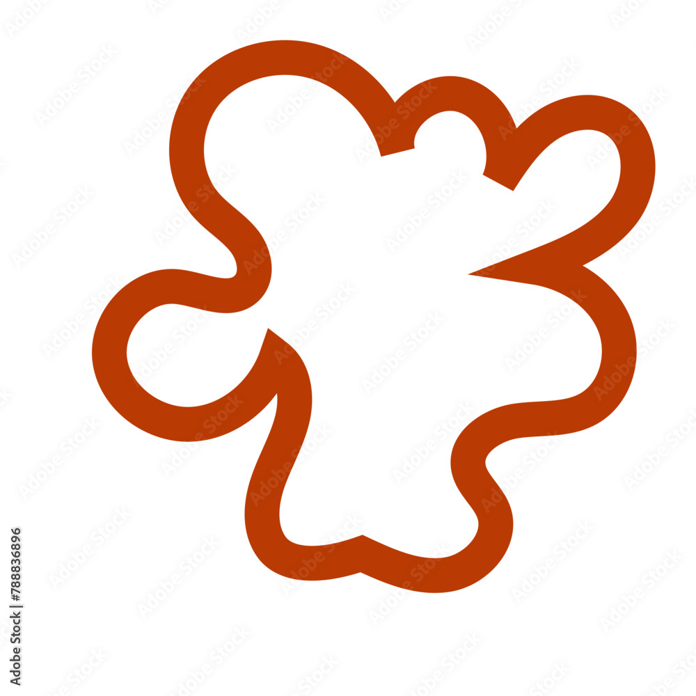 Dark red outline abstract shapes vectors Dark red outline abstract shapes vectors