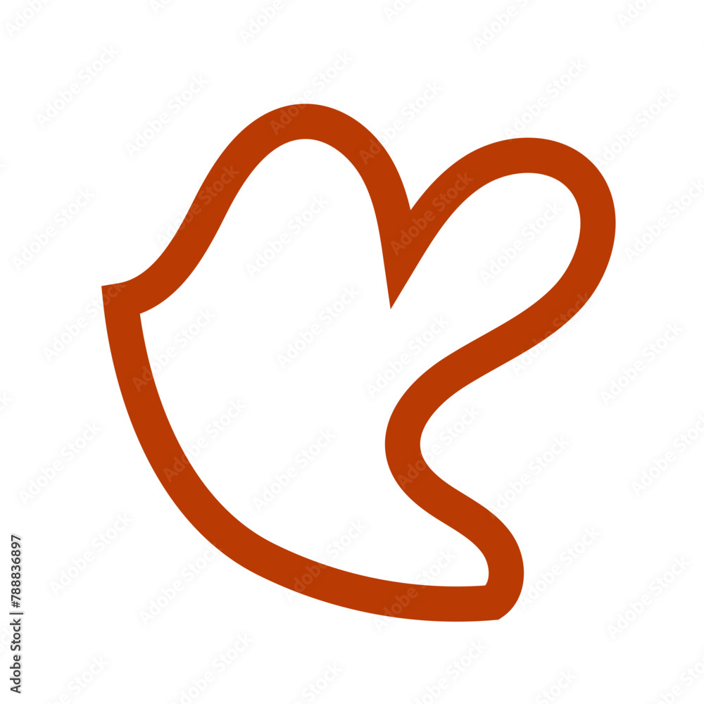 Dark red outline abstract shapes vectors Dark red outline abstract shapes vectors