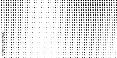 Basic halftone dots effect in black and white color. Halftone effect. Dot halftone. Black white halftone.Background with monochrome dotted texture. Polka dot pattern template vector modern dots half photo