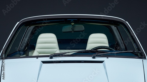 Windshield on a blue car © The Image Engine