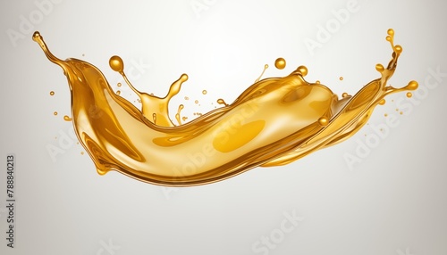 yellow brown liquid splash