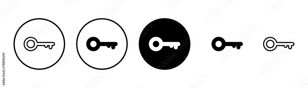 Key icon vector isolated on white background. Key vector icon. Key symbol. security Key icon vector isolated on white background. Key vector icon. Key symbol. security