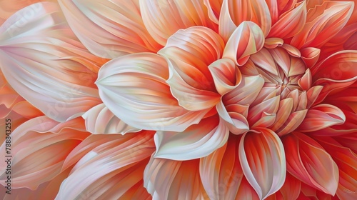 Capture the mesmerizing beauty of a dahlia bloom epitomizing the passion of garden enthusiasts as they transition through spring and summer adorning parks and gardens with their natural cha