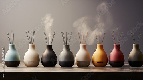 Modern Aromatic Reed Diffusers in Soft Hues