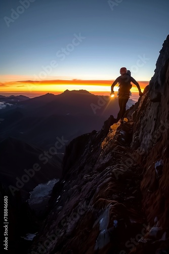 climber steep mountain sunset magazine night colombia action tragedy horizon line focus arms held high triumph best