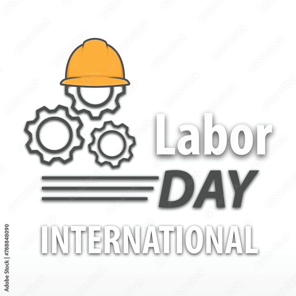 minimalist theme international labor day celebration vector design minimalist theme international labor day celebration vector design