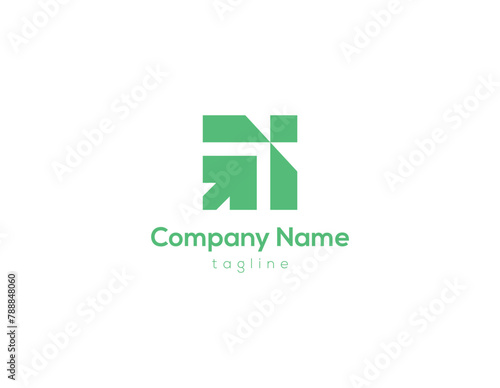 Premium style abstract logo symbol. Modern brand element sign. Vector illustration.
