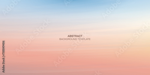 Abstract vanilla sky background vector illustration. Sunset background.