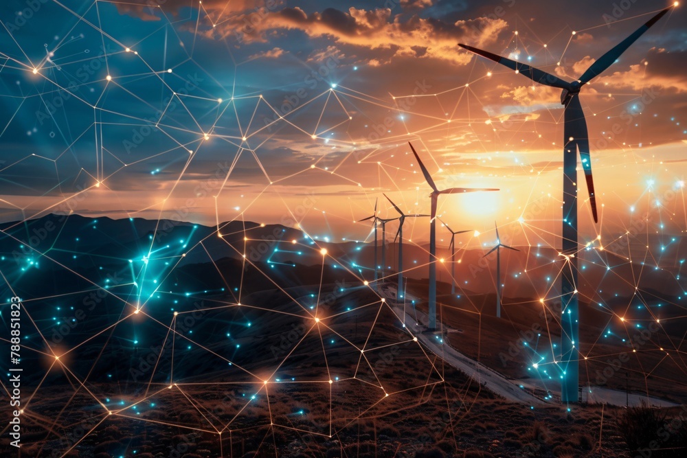 Renewable energies are the future of the earth. Wind and Sun. Renewable energies are the future of the earth. Wind and Sun.