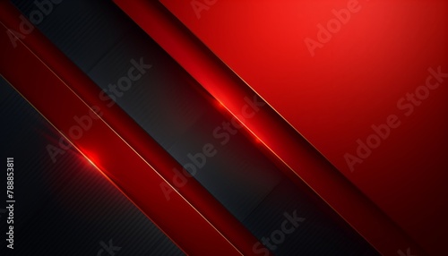 Abstract red light overlap background. Luxury bright red lines modern sport background illustration